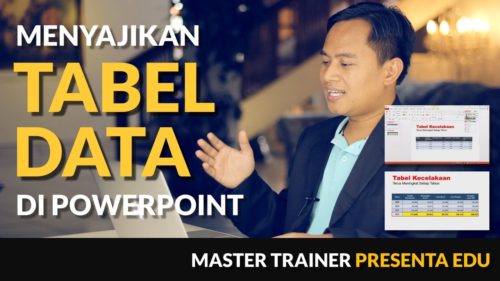 Cara Merapikan Kolom dan Baris Tabel Data di Powerpoint 2