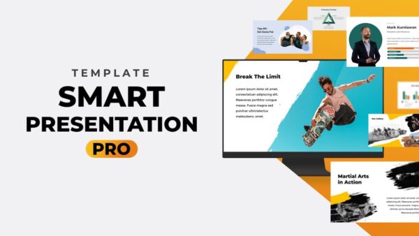 Fitur Template Presentasi PowerPoint Keren SMART PRESENTATION PRO 2020 👉Presenta Edu Channel