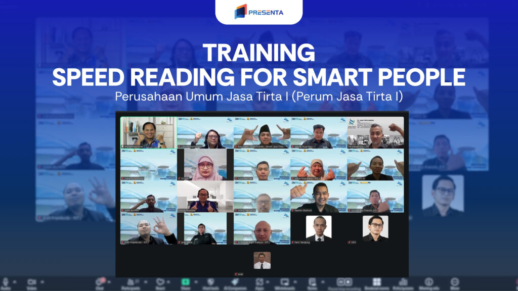 Training Speed Reading for Smart People – Perusahaan Umum Jasa Tirta I (Perum Jasa Tirta I) 1