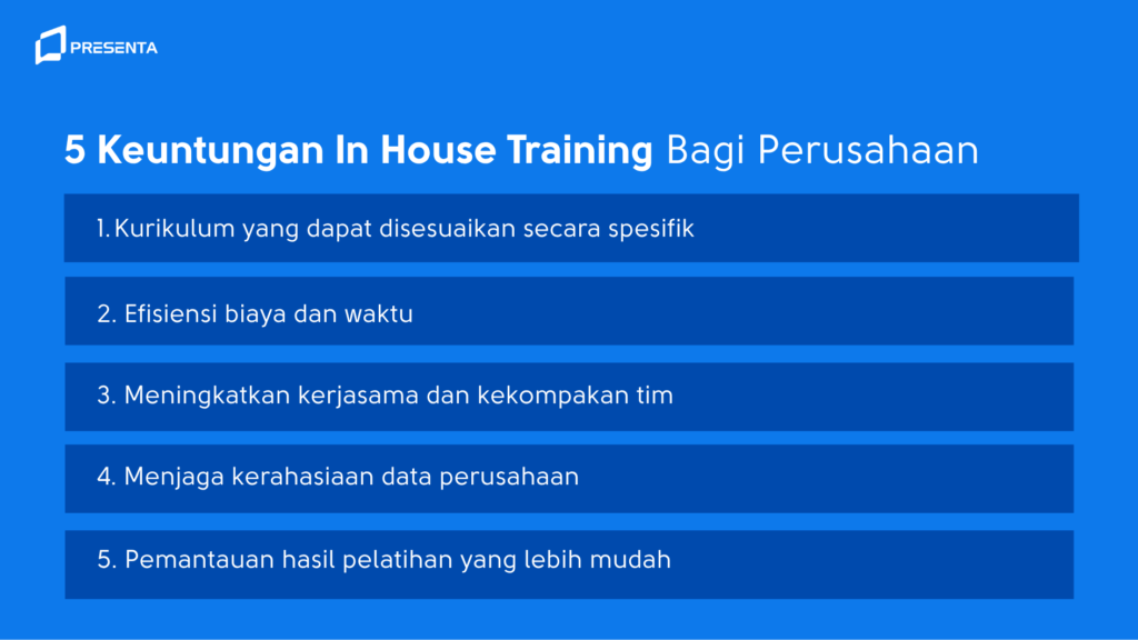 5 Keuntungan In House Training Bagi Perusahaan