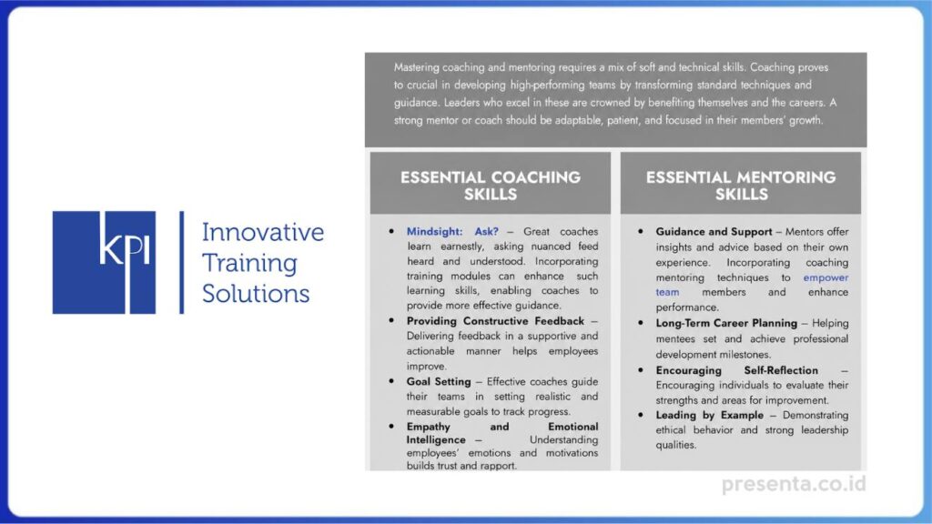 5 Rekomendasi Training Coaching & Mentoring Terbaik di Indonesia - Coaching Indonesia