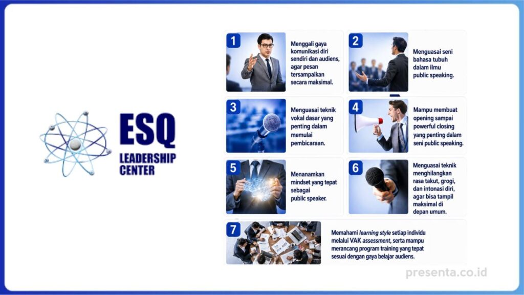 5 Rekomendasi Training Public Speaking Terbaik di Indonesia - ESQ