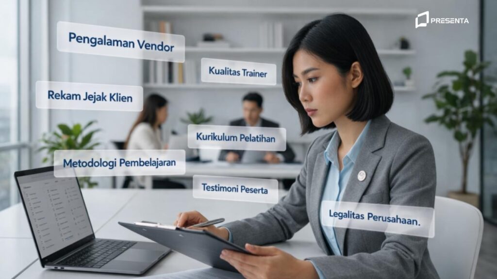 7 Cara Mengecek Kredibilitas Vendor Corporate Training Buat Orang HR & Learning di Indonesia 9 7 Cara Mengecek Kredibilitas Vendor Corporate Training Buat Orang HR & Learning di Indonesia