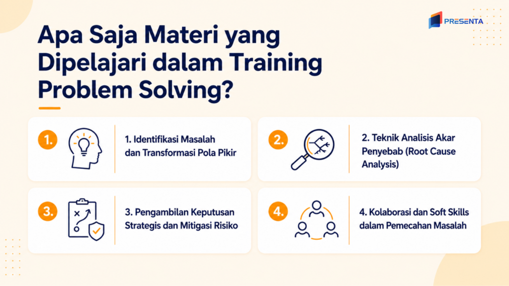Apa Saja Materi yang Dipelajari dalam Training Problem Solving