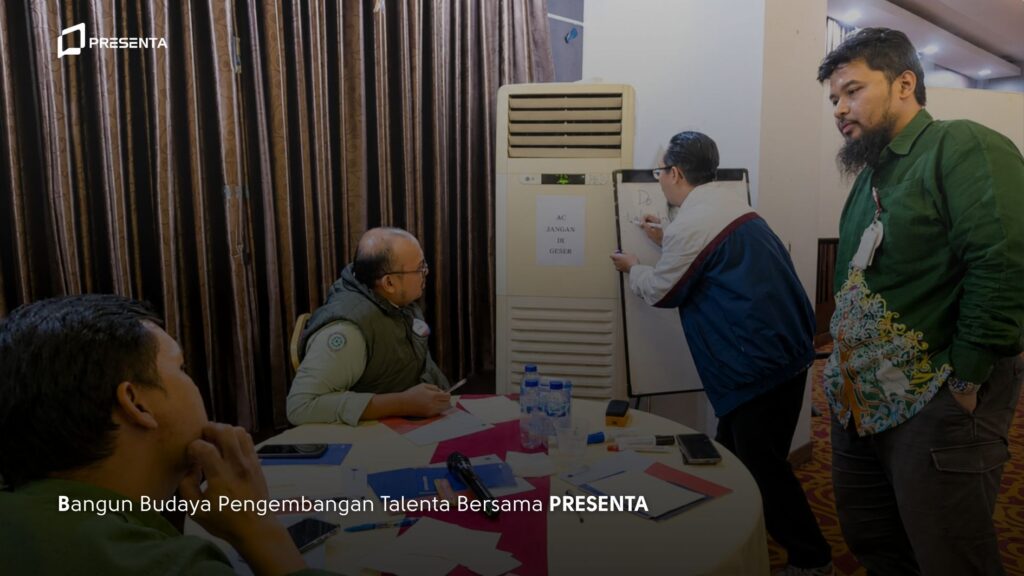 Panduan Lengkap Talent Mapping: Definisi, Urgensi, Manfaat, dan Cara Menyusunnya 4 Bangun-Budaya-Pengembangan-Talenta-Bersama-PRESENTA