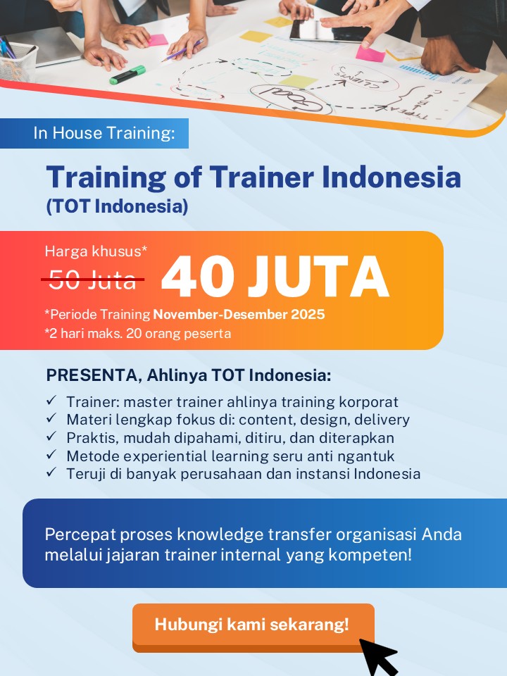 Banner Promo Training of Trainer ToT 2025 November-Desember
