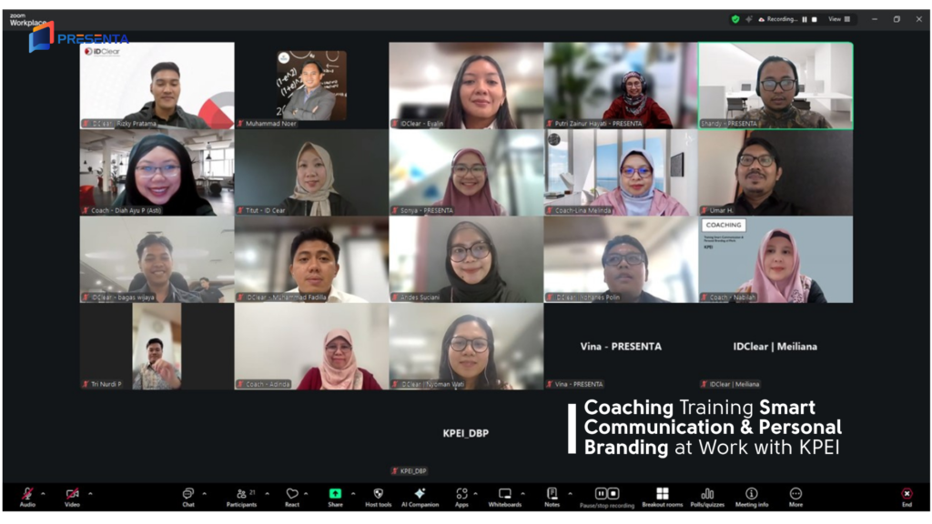 Coaching bersama PRESENTA