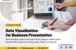 Cover Proposal Data Visualization for Business Presentation