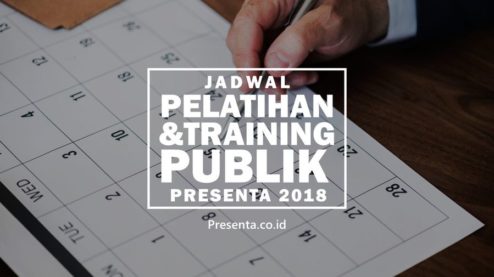Jadwal Pelatihan dan Training Publik Presenta 2018
