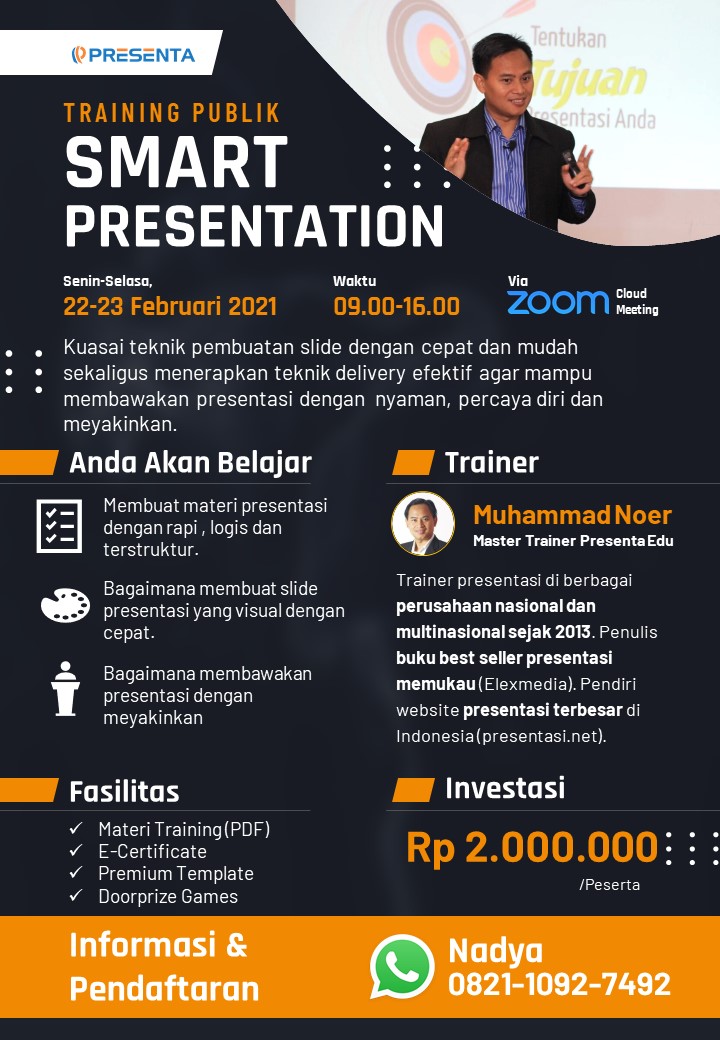 Flyer Training Publik Smart Presentation fix