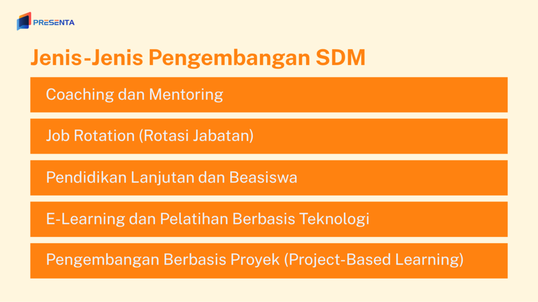 11 Jenis Pelatihan dan Pengembangan SDM yang Wajib Kamu Ketahui