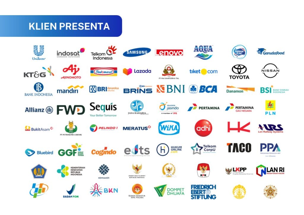Vendor Training Terpercaya di Indonesia 8 Klien Vendor Training PRESENTA