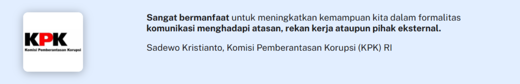 Training Komunikasi di Indonesia: Program, Materi, Metode, Trainer, dan Harga 4