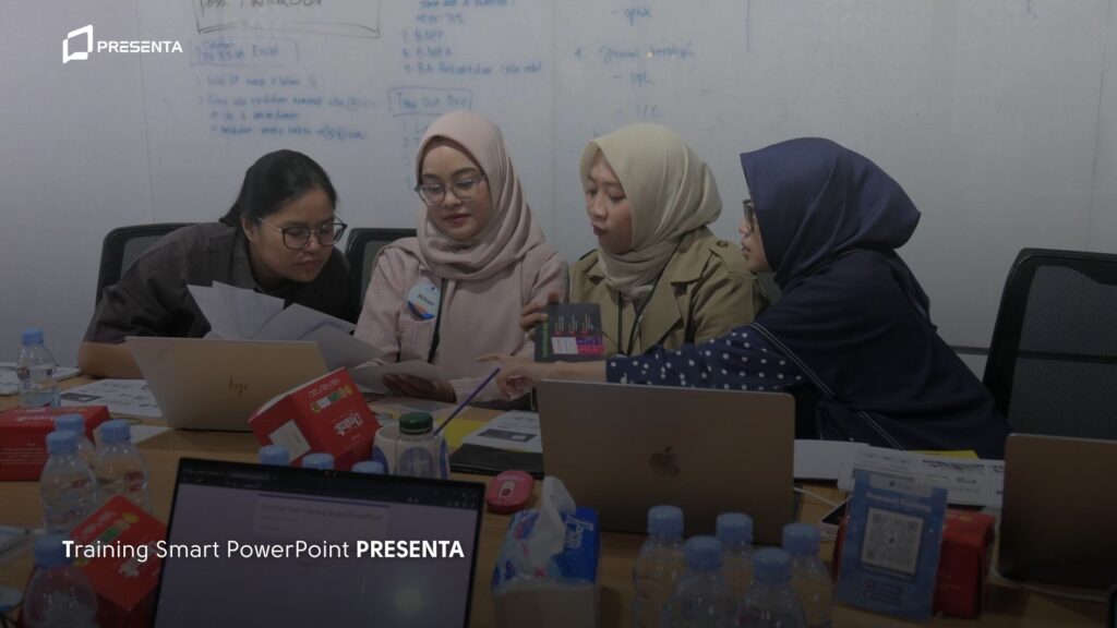 Kuis Interaktif dan Diskusi Kelompok bersama PRESENTA dalam Training