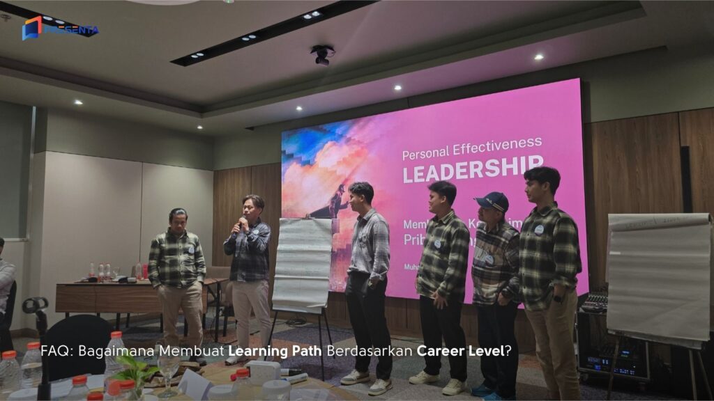 Learning path berdasarkan career level untuk pengembangan staff, supervisor, manager, career path, dan succession