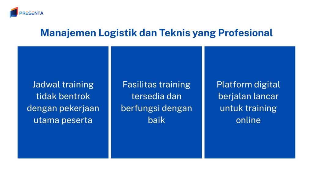 Menghadapi Tantangan Pelatihan? Ini 7 Tips HR Memastikan Training Lancar Tanpa Kendala 7 Menghadapi Tantangan Pelatihan? Ini 7 Tips HR Memastikan Training Lancar Tanpa Kendala 6