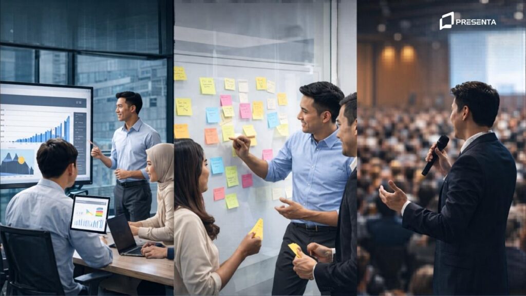 Memahami 4 Perbedaan Corporate Training, Workshop, dan Seminar: Mana yang Cocok untuk Tim Kamu? 3 Memahami 4 Perbedaan Corporate Training, Workshop, dan Seminar_ Mana yang Cocok untuk Tim Kamu