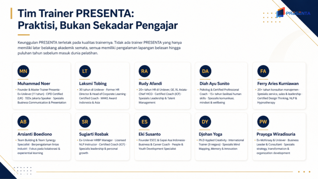 Mengabaikan Kualitas Trainer