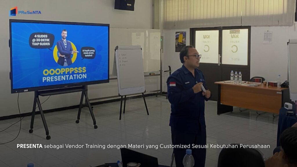 Apa itu Materi Training? Definisi, Tujuan, Metode, Contoh, dan Implementasinya 3 PRESENTA sebagai Vendor Training dengan Materi yang Customized Sesuai Kebutuhan Perusahaan