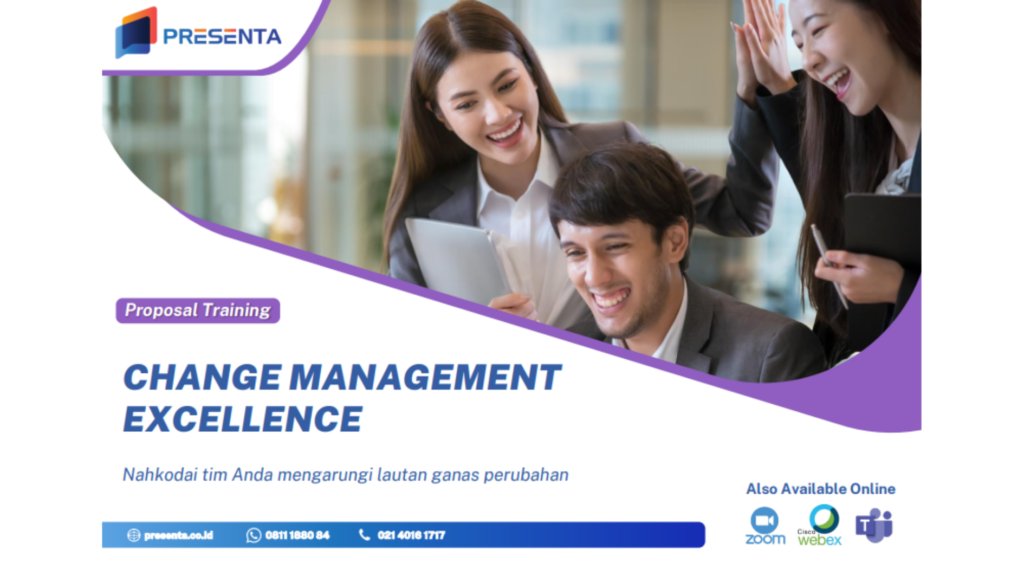 Proposal Training Change Management Excellent Presenta