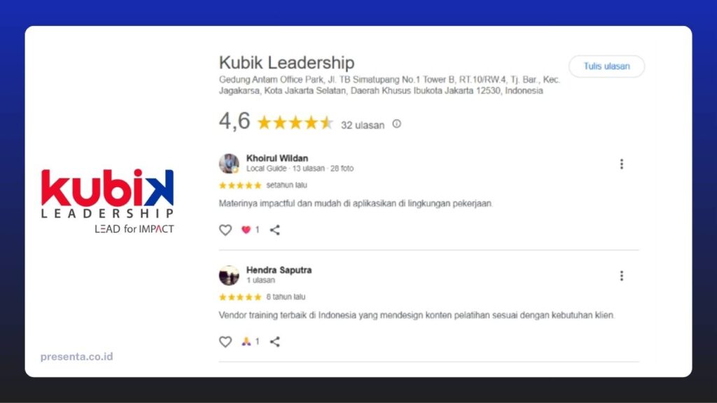Rekomendasi Penyelenggara Corporate Training untuk Karyawan di Indonesia - Kubik Leadership