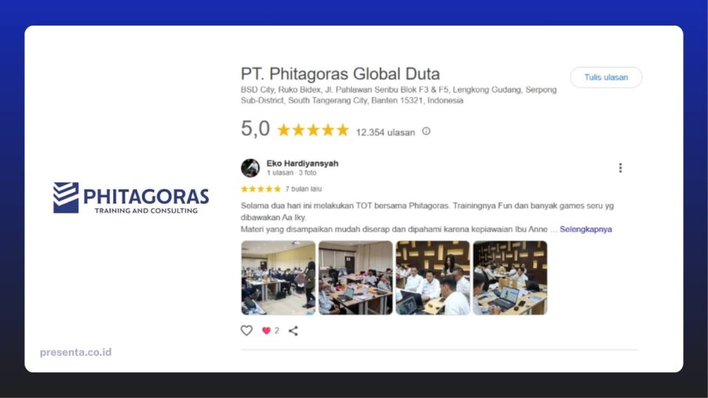 Rekomendasi Penyelenggara Corporate Training untuk Karyawan di Indonesia - PHITAGORAS