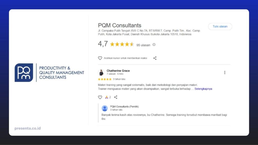 Rekomendasi Penyelenggara Corporate Training untuk Karyawan di Indonesia - PQM