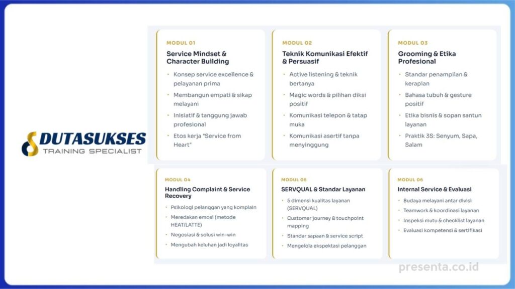 Training Service Excellence