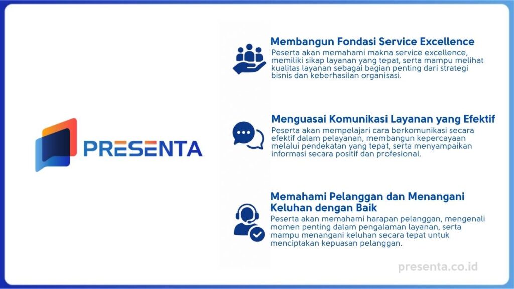 Traing Service Excellence Indonesia - PRESENTA