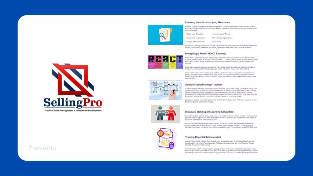 Rekomendasi Training Salesmanship Terbaik di Indonesia - SellingPro