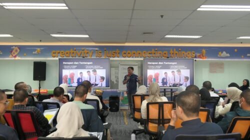 Pemaparan materi ODP kepada peserta oleh trainer