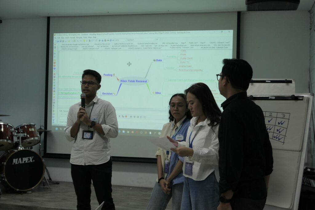 Training Critical Thinking & Problem Solving – PT Asuransi Astra Buana 9 Presentasi kasus problem solving peserta