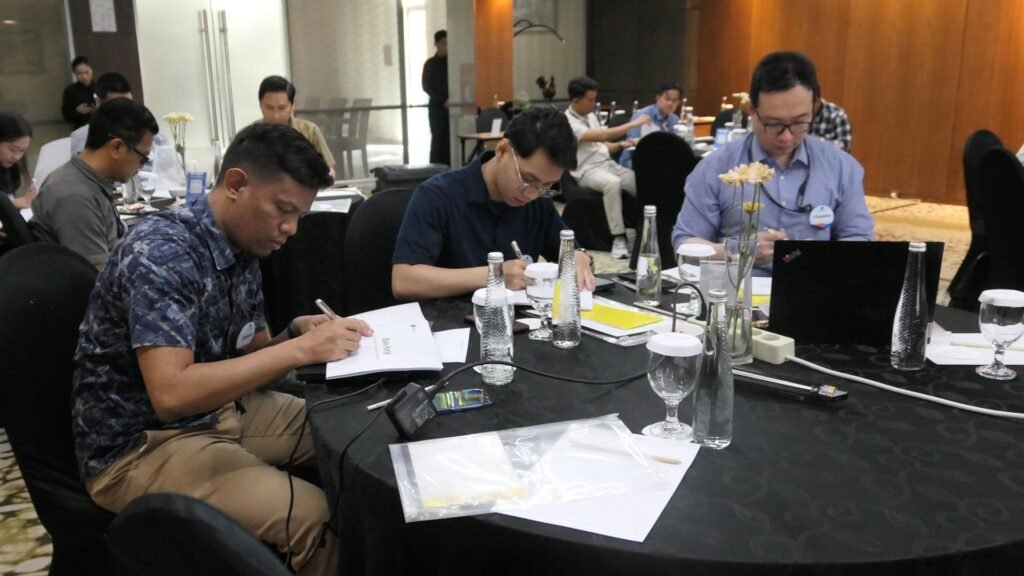 Suasana kuliah interaktif peserta training