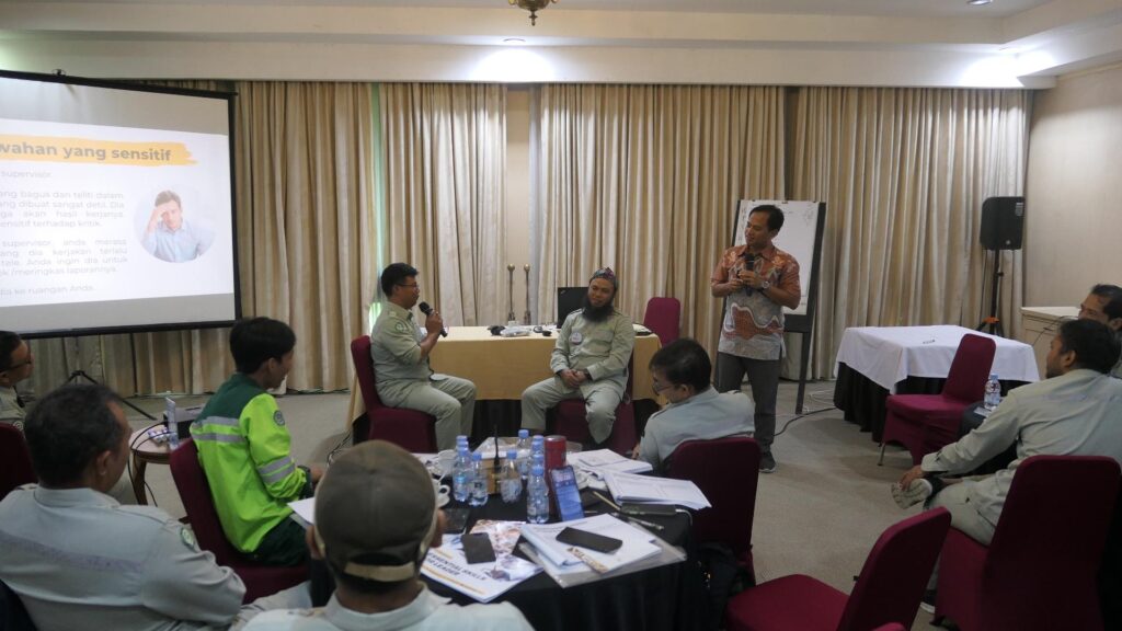 Roleplay peserta menghadapi situasi sulit dalam dunia kerja