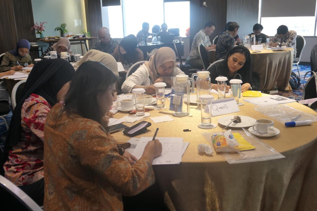 Training Growth Mindset and Self Development – PT Tamaris Hydro Batch 1 9 Peserta sedang melakukan praktik resiliensi