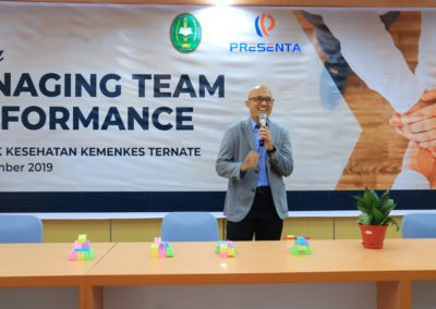 Training Managing Team Performance (MTP) Poltekkes Kementerian Kesehatan Ternate 1