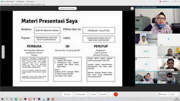 Training Online Smart Presentation Skill PT Bank Syariah Mandiri Batch 4 - Jakarta 9