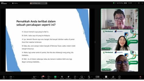 Training Smart Coaching and Mentoring - Perusahaan Umum Kehutanan Negara (Perum Perhutani) 8 Tanya Jawab peserta dengan trainer