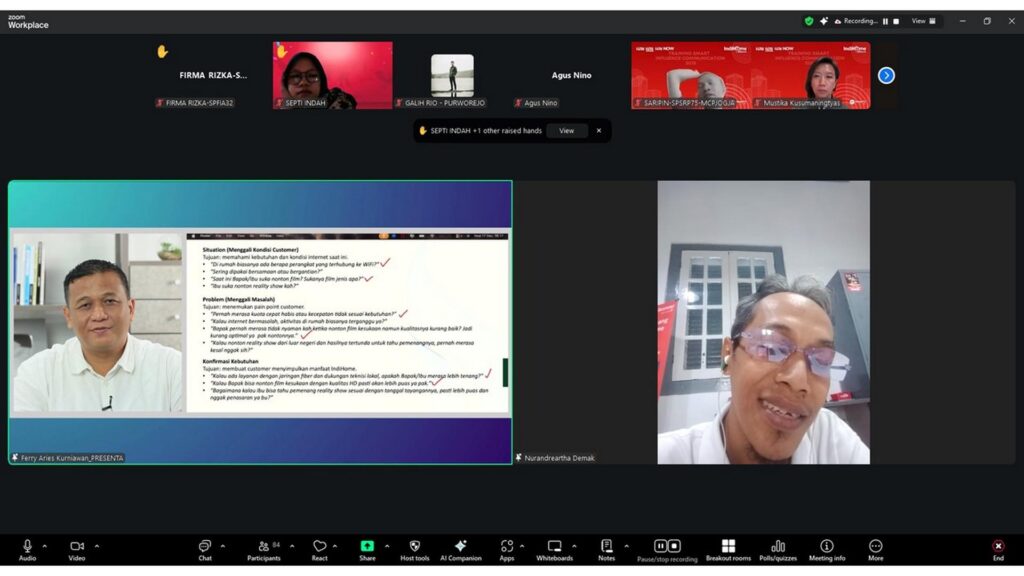 Training Smart Influence Communication - IndiHome Batch 2 8