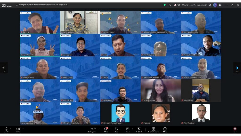 Training Smart Presentation – PT Nusantara Infrastructure 1
