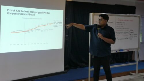 Training Smart Presentation with Data Visualization - PT Traktor Nusantara Batch 2 8 Peserta mempresentasikan hasil kerjanya