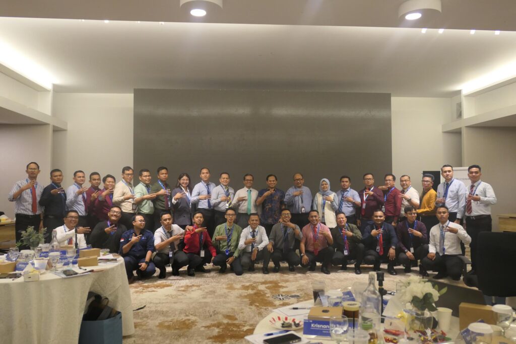 Foto bersama trainer