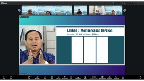 Kuliah interaktif peserta dengan trainer