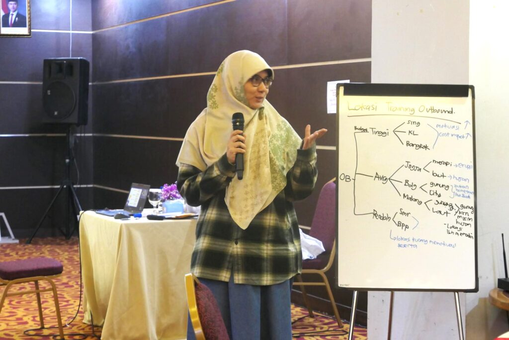 Sesi presentasi strategi eksekusi