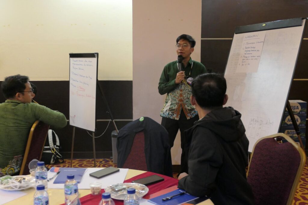 Sharing harapan peserta setelah training