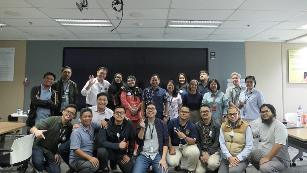 Foto bersama trainer