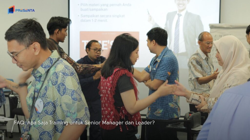Training untuk senior manager dan leader dalam mengembangkan strategic thinking, decision making, change leadership, dan communi