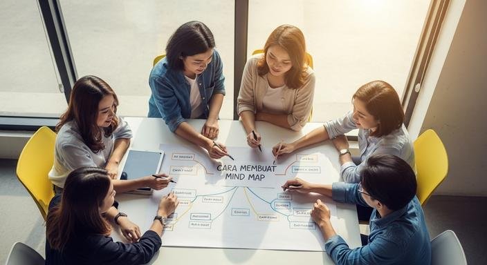 cara membuat mind map