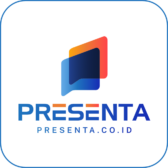 icon presenta kotak with teks